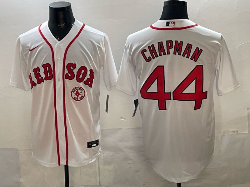 Men 2026 Boston Red Sox #44 Chapman White Game Nike MLB Jersey style 006